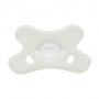 Пустышка Canpol Babies силиконовая, симметричная 100%, белая, от 6 до 12 месяцев, 1 шт (24/002_whi)