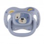 Пустышка Canpol Babies Cute Animals силиконовая, симметричная, голубая, от 6 до 18 месяцев, 1 шт (34/925_blu)