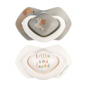 Пустышка Canpol Babies Dogs, силиконовая, симметричная, от 0 до 6 месяцев, 2 шт (22/670)