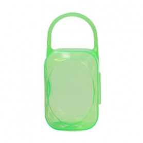 Контейнер для хранения пустышек и сосок Lindo зеленый, 7*5.5*4.5 см (РК 910)