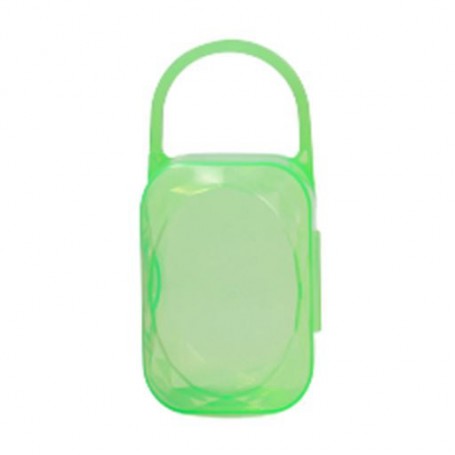 Контейнер для хранения пустышек и сосок Lindo зеленый, 7*5.5*4.5 см (РК 910)