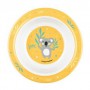 Тарелка Canpol Babies Exotic Animals из меламина на присоске, желтая, от 4 месяцев, 270 мл (4/519_yel)
