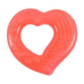 Прорезыватель для зубов силіконовий Lindo LI 307 Красное Сердце