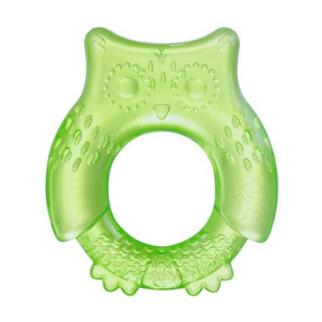 Игрушка-прорезыватель для зубов Canpol Babies Сова, зеленый, с рождения (74/016)
