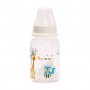Бутылочка для кормления Курносики с двумя сосками S и М, с рождения, белая, 125 мл (7007)
