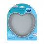Тарелка Canpol Babies Сердце, силиконовая, на присоске, голубая, от 6 месяцев, 300 мл (80/309_blu)