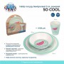 Бамбуковый набор посуды Canpol Babies So Cool Арбуз, с 1 года, 3 шт (9/226_pin)