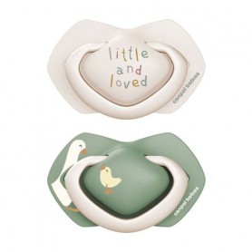 Пустышка Canpol Babies Гуси, силиконовая, симметричная, от 18 месяцев, 2 шт (22/669)