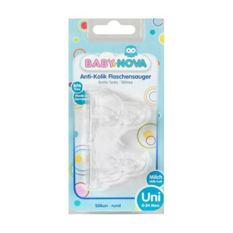 Силиконовые соски для молока Baby-Nova круглые, 2 шт