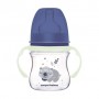 Бутылка Canpol Babies EasyStart Sleepy Koala с широким отверстием, антиколиковая, голубая, 120 мл (35/236_blu)