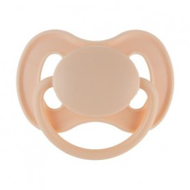 Пустышка латексная Canpol Babies Nude круглая, кремовая, от 6 до 1.5 года, 1 шт (23/224_cre)