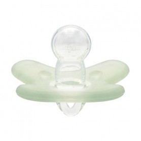 Пустышка Canpol Babies силиконовая, симметричная 100%, зеленая, с рождения до 6 месяцев, 1 шт (24/001_gre)