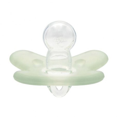 Пустышка Canpol Babies силиконовая, симметричная 100%, зеленая, с рождения до 6 месяцев, 1 шт (24/001_gre)