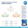Пустышка Canpol Babies силиконовая, симметричная 100%, зеленая, с рождения до 6 месяцев, 1 шт (24/001_gre)