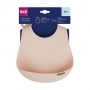 Слюнявчик LOVI силиконовый, от 6 месяцев, Nude (51/031_pin)