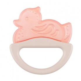 Погремушка-зубогрызка Canpol Babies Утка, коралловая, с рождения (13/107)