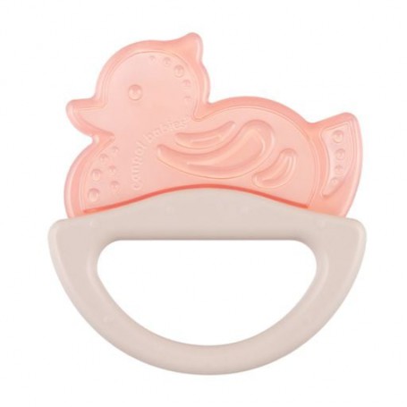 Погремушка-зубогрызка Canpol Babies Утка, коралловая, с рождения (13/107)