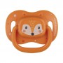 Пустышка Canpol Babies Cute Animals силиконовая, симметричная, оранжевая, с рождения до 6 месяцев, 1 шт (34/924_ora)