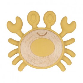 Игрушка-прорезыватель Canpol Babies Краб, деревянно-силиконовая, от 3 месяцев (80/306)