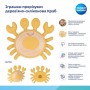 Игрушка-прорезыватель Canpol Babies Краб, деревянно-силиконовая, от 3 месяцев (80/306)