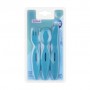 Детский набор столовых приборов Canpol Babies от 1 года, голубой (вилка + нож + ложка) (31/418)