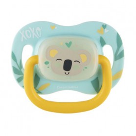 Пустышка Canpol Babies Exotic Коала, силиконовая, симметричная, от 6 месяцев до 1.5 года, 1 шт (34/921_koal)