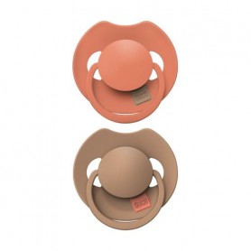 Пустышка LOVI Prime силиконовая, динамическая, Granola/Orange, от 18 месяцев, 2 шт (34/411)
