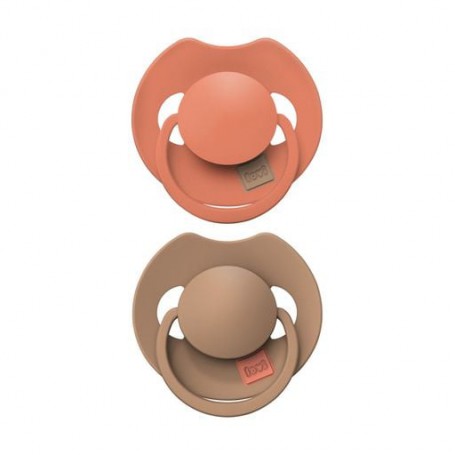 Пустышка LOVI Prime силиконовая, динамическая, Granola/Orange, от 18 месяцев, 2 шт (34/411)