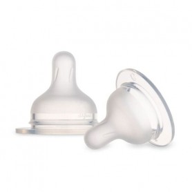 Соски силиконовые Canpol Babies к бутылочке S-Shape, средний поток, с 6 месяцев, 2 шт (59/893)