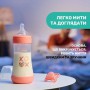 Бутылочка для кормления Chicco Perfect 5 Love пластиковая, с силиконовой соской, от 2 месяцев, розовая, 240 мл (20223.31.40)