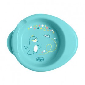 Детская тарелка Chicco Warmy Plate голубая, от 6 месяцев (16000.25)