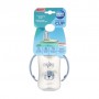 Детская чашка тренировочная Canpol Babies Cute Animals с силиконовым носиком, синяя, от 6 месяцев, 320 мл (56/512_blu2)