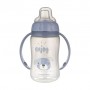 Детская чашка тренировочная Canpol Babies Cute Animals с силиконовым носиком, синяя, от 6 месяцев, 320 мл (56/512_blu2)