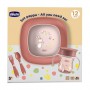 Детский набор для кормления Chicco Set Pappa, от 1 года, розовый, 5 предметов (16201.15)