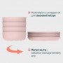 Детский набор для кормления Chicco Set Pappa, от 1 года, розовый, 5 предметов (16201.15)