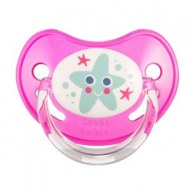 Пустышка силиконовая Canpol Babies Nature анатомическая, розовая, от 1.5 года (22/508)