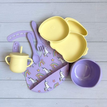 Набір дитячого посуду img_e9291 Y2 Y11 тарілка-кролик Newsun new (1246239)