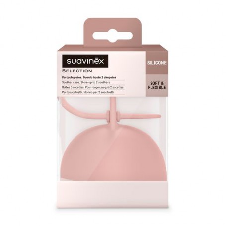 Силиконовый футляр для пустышки Suavinex Colour Essence бежевий (401538)