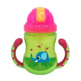 Поильник детский с трубочкой Неон MGZ-0300(Lime) 270 мл Megazayka (1252327)