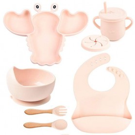 Набір посуду 2Life Y4 6 предметів Рожевий (v-11186) (1250968)