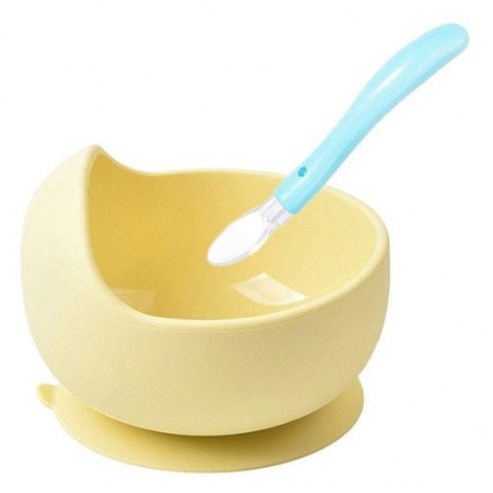 Набір силіконового посуду 2Life 2 предмети Жовтий/Блакитний (vol-10505) (1251223)