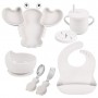 Набір силіконового посуду 2Life Y23 6 предметів Білий (v-11197) (1250977)