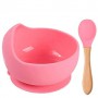 Набір силіконового посуду 2Life Y14 2 предмети Рожевий (v-11579) (1251339)