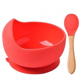Набір силіконового посуду 2Life Y6 2 предмети Червоний (v-11571) (1251328)