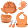 Набір силіконового посуду 2Life Y25 6 предметів Помаранчевий (v-11270) (1251275)