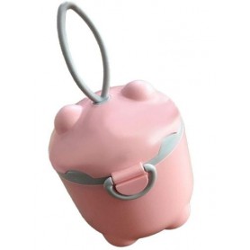 Портативний контейнер для сухого дитячого молока та закусок 2Life Рожевий (vol-9904) (1251048)