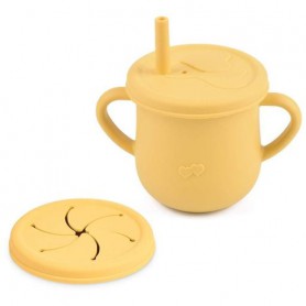 Поильник-непроливайка силіконовий контейнер для снеків 2Life Y 28 200 мл Помаранчевий (vol-10069) (1250707)