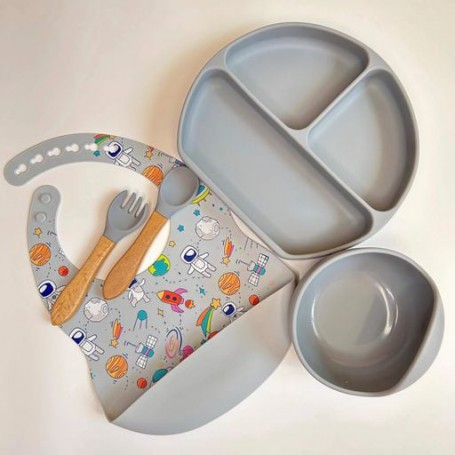 Дитяча посудина RNPR img_e4766 кругла принт дерево Y18 Newsun new (1246086)