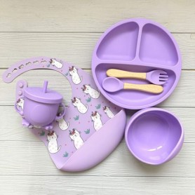 Набір посуду з фіолетового силікону RNSPH img_e9971 Newsun new (1246490)