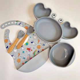 Дитяча посуда KRPR img_e4765 краб принт дерево Y18 Newsun new (1246209)